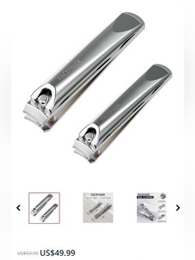 Facemade Stainless Steele Nail Clipper Set